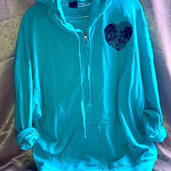PINK Victoria's Secret Tops - OG vintage VS PINK zip up hoodie